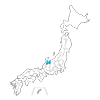 Toyama Prefecture --Map ｜ Japan ｜ Free Illustration Material