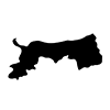 Tottori Prefecture --Map ｜ Japan ｜ Free Illustration Material