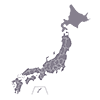 Yamaguchi Prefecture --Map ｜ Japan ｜ Free Illustration Material