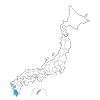 Kagoshima Prefecture --Map ｜ Japan ｜ Free Illustration Material