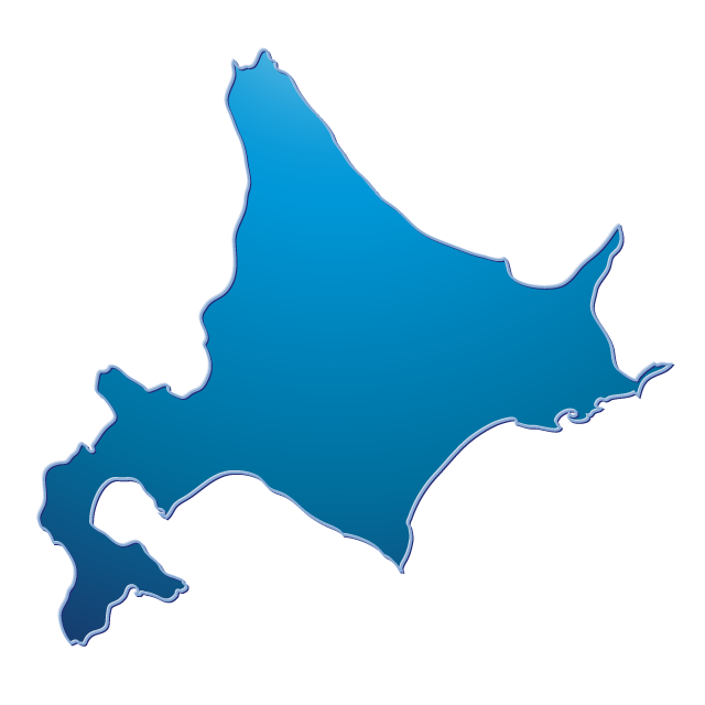 Hokkaido-Map / Map / Photo / Free Material / Illustration / Japan / Japan