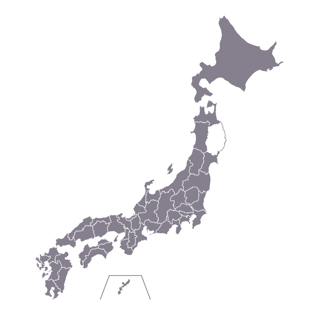 Iwate Prefecture --Map / Map / Photo / Free Material / Illustration / Japan / Japan