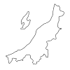 新潟県 - 地図｜日本｜フリーイラスト素材