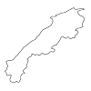 Shimane Prefecture --Map ｜ Japan ｜ Free Illustration Material