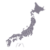 Tokushima Prefecture --Map ｜ Japan ｜ Free Illustration Material