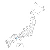 Kagawa Prefecture --Map ｜ Japan ｜ Free Illustration Material