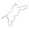 Ehime Prefecture --Map ｜ Japan ｜ Free Illustration Material