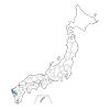 Nagasaki Prefecture --Map ｜ Japan ｜ Free Illustration Material
