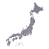 Oita Prefecture --Map ｜ Japan ｜ Free Illustration Material