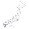 Miyazaki Prefecture --Map ｜ Japan ｜ Free Illustration Material