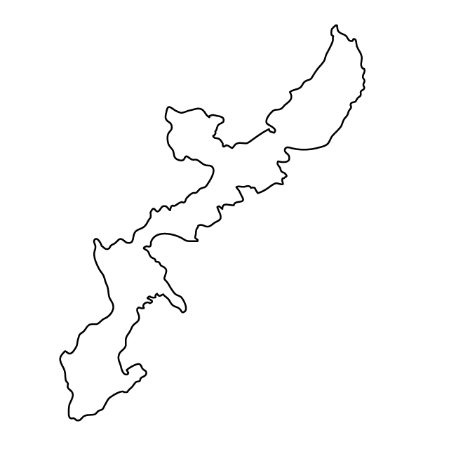 沖縄県 - 地図/マップ/写真/フリー素材/イラスト/ジャパン / 日本