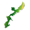 Okinawa --Map ｜ Japan ｜ Free Illustration Material